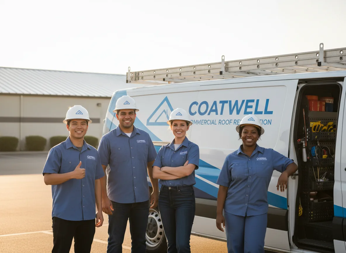 Commercial roof coating company in Greenbank, WA